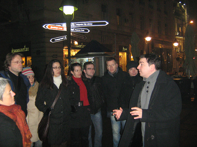 Guided tour through the city centre, Feb 05.